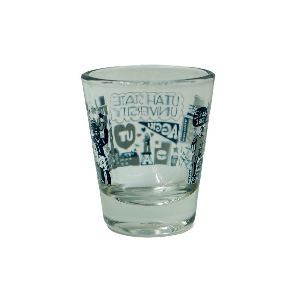 Julia Gash Doodle Utah State Shot Glass